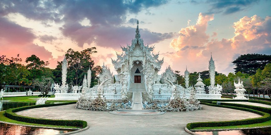 Det vita templet i Chiang Rai