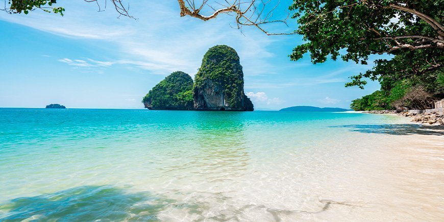 Phra Nang Beach i Krabi, Thailand