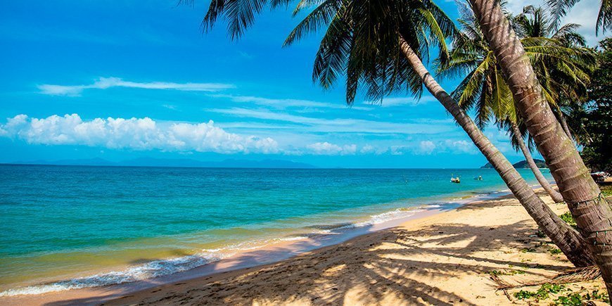 Mae Nam-stranden på Koh Samui