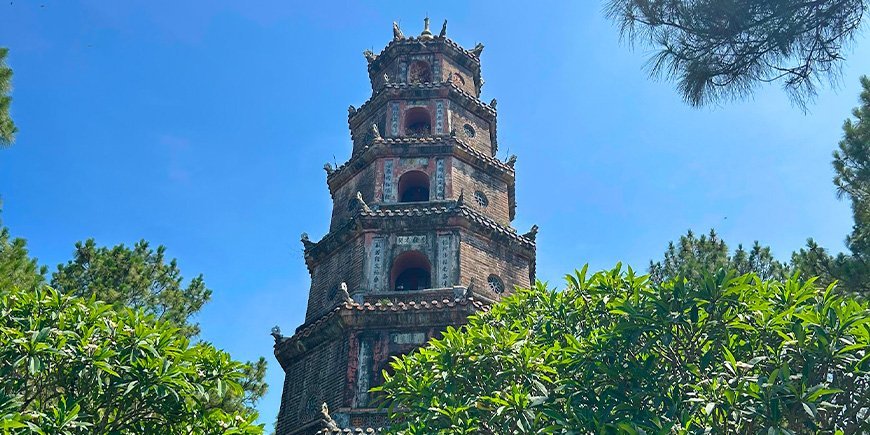 Thien Mu-pagoden i Hue.